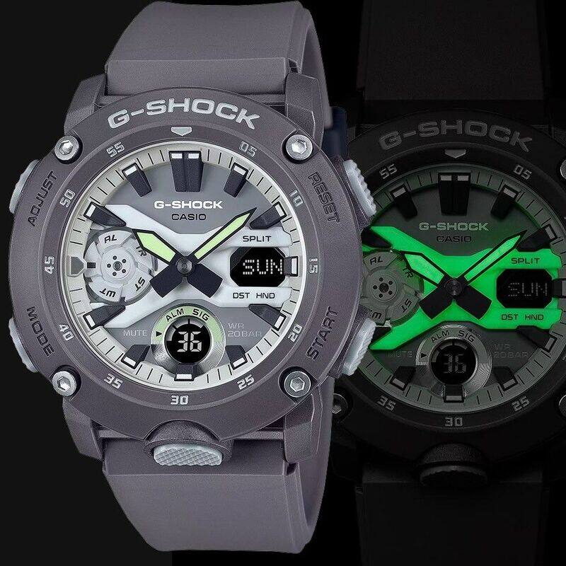 

Casio G-Shock GA-2000HD-8A Hidden Glow Men's Watch