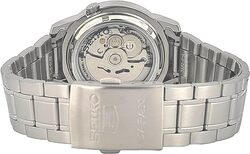 Seiko Men's 5 Automatic Watch with Analog Display and Stainless Steel Strap SNKE57K1