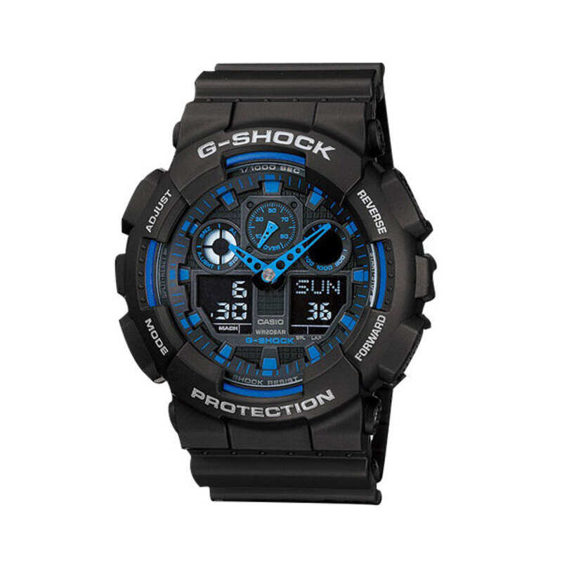 

Casio G-Shock Watch - GA-100-1A2DR Black Dial, Black Band