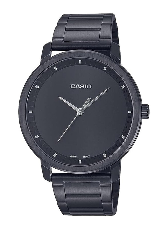 

Casio Analog Watch for Men with Stainless Steel Band, Water Resistant, MTP-B115B-1EVDF, Black