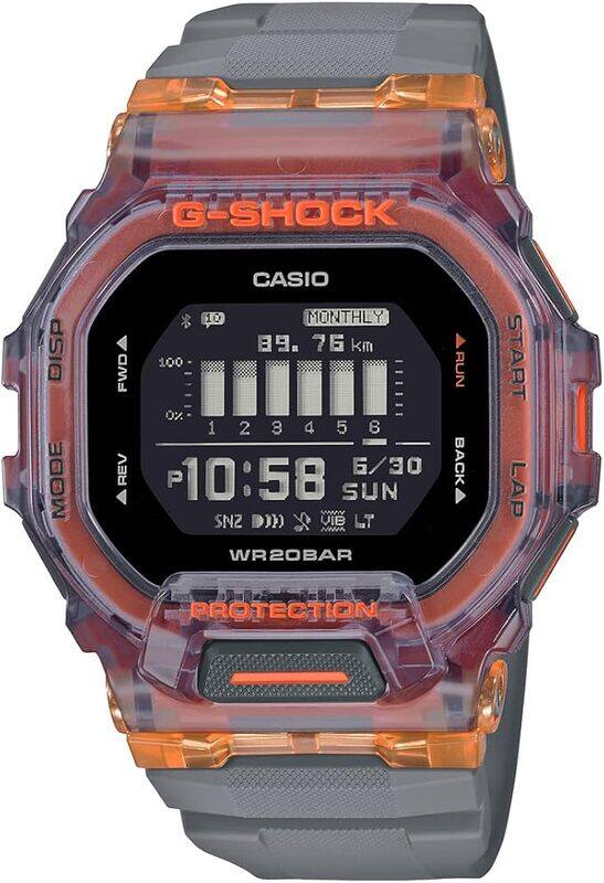 

Casio G-Shock Watch - GBD-200SM-1A5DR Black Dial, Grey Band