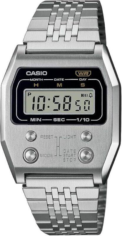 

CASIO UNISEX WATCH SILVER BAND