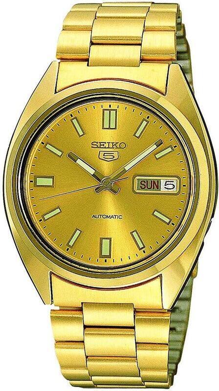 

SEIKO Series 5 Automatic Gold Dial Men's Watch SNXS80K1