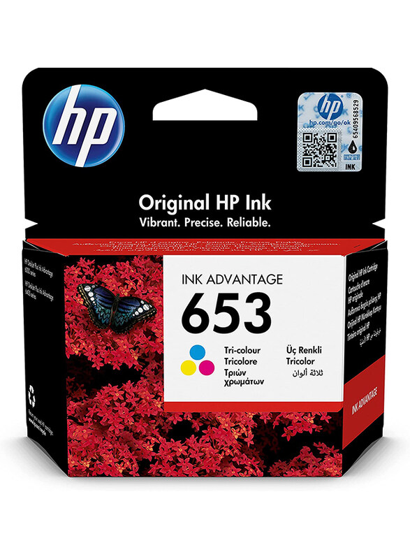 

HP 653 Tri-Color Original Ink Advantage Cartridge