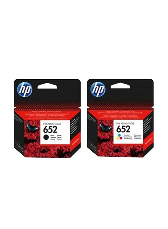 

HP 652 Black and Tri-Color Ink Cartridge Set, 2 Pieces