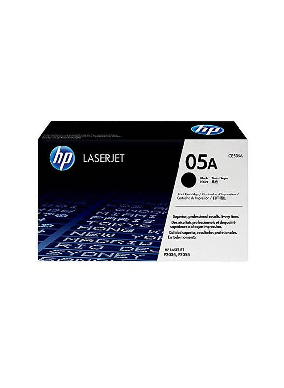 

HP 05A Black Original LaserJet Toner Cartridge, 2 Pieces