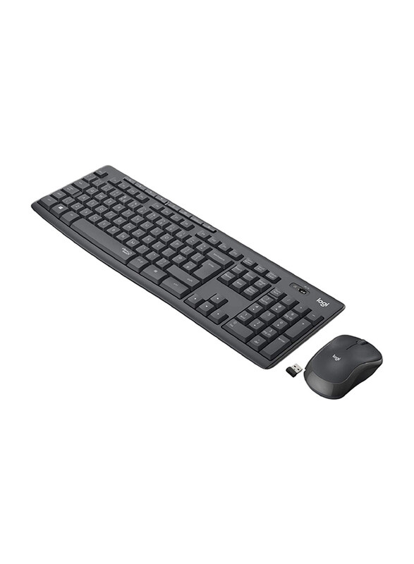 

Logitech MK295 Wireless English Mouse and Keyboard Combo Set, 920-009801, Graphite