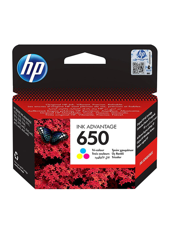 

HP 650 Tri-Color Original Ink Advantage Cartridge