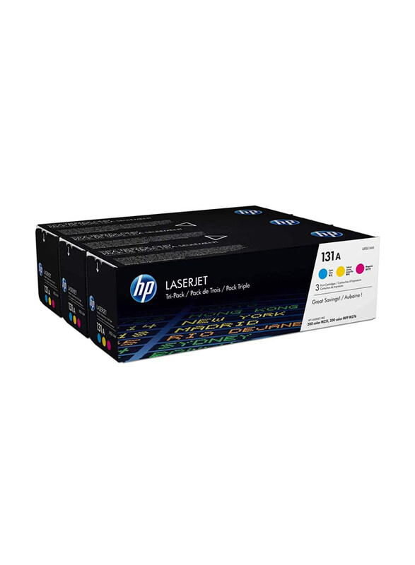 

HP 131A Tri-Color Original Lasejet Toner Cartridge Set, 3 Pieces