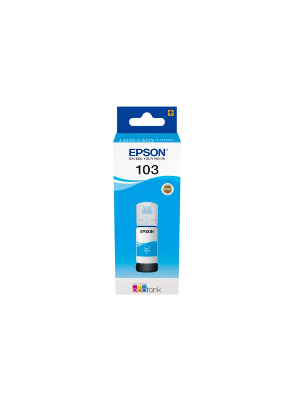 Epson 103 EcoTank Cyan ink bottle