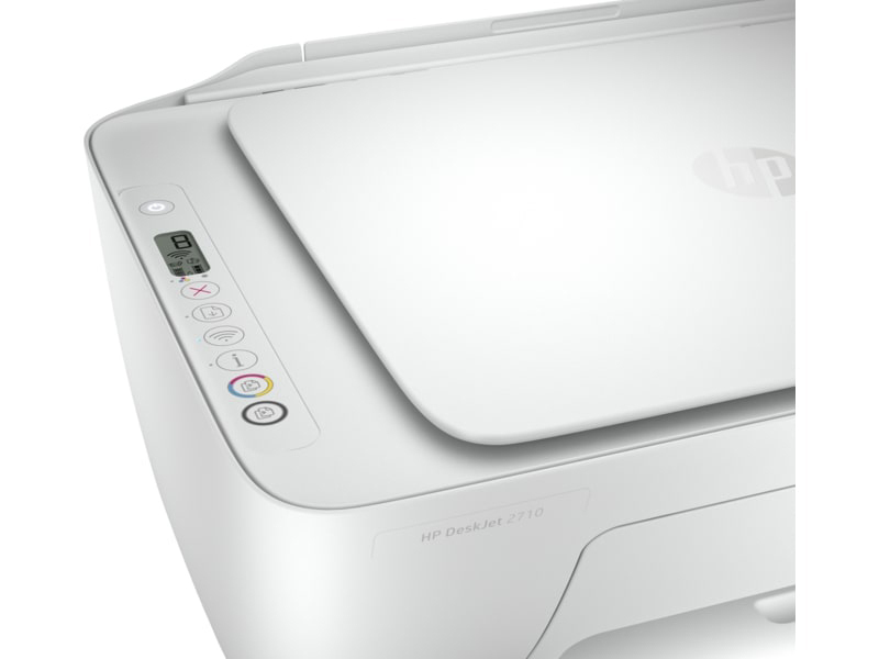 HP Deskjet 2710 All-In-One Printer, 5AR83B, White