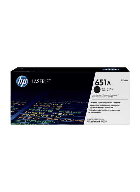 

HP 651A Black Original LaserJet Toner Cartridge