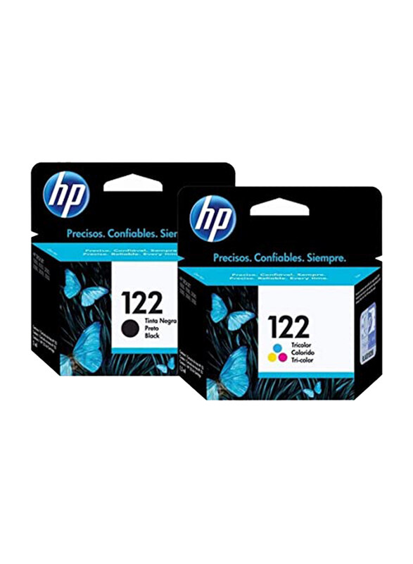 

HP 122 Black and Tri-Color Original LaserJet Toner Cartridge, 2 Pieces