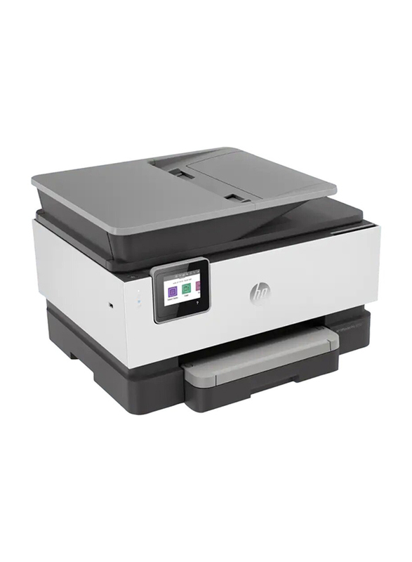 HP OfficeJet Pro 9010 Wireless All-In-One Printer, 3UK83B, White/Grey