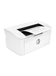 HP LaserJet Pro M15W Black & White Wireless Laser Printer, W2G51A, White