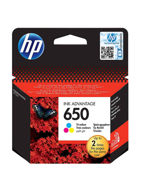 

HP 650 Tri-Color Ink Advantage Cartridge, CZ102AE