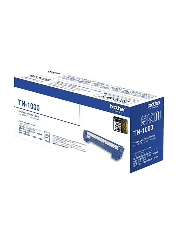 

Brother TN 1000 Black LaserJet Toner Cartridge