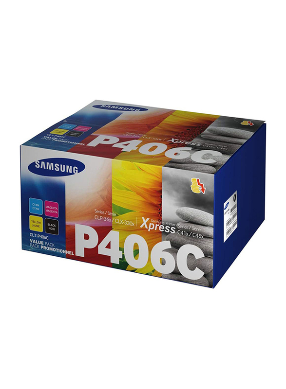 

Samsung CLT-P406C Multicolour Toner Cartridge