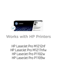 HP 85A Black Original LaserJet Toner Cartridge