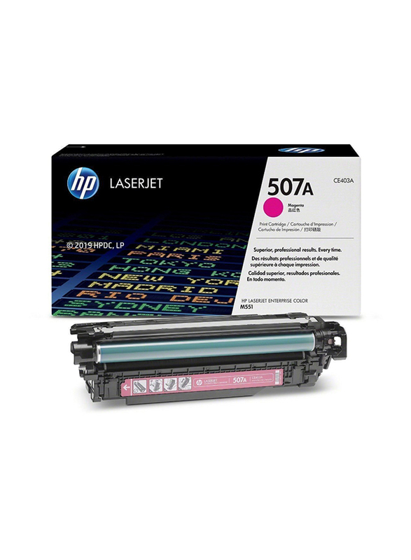 

HP 507A Magenta Original LaserJet Toner Cartridge