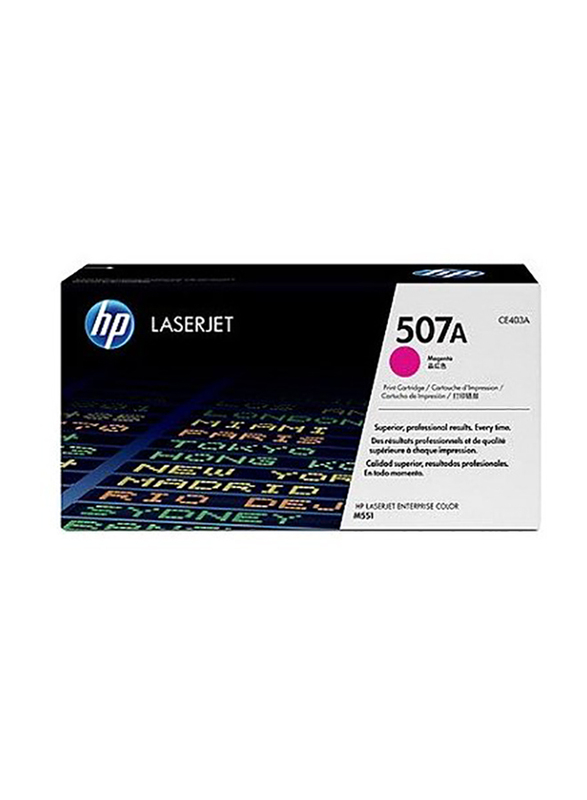 

HP 507A Magenta Original LaserJet Toner Cartridge