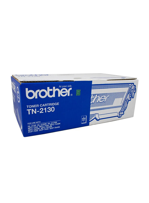 

Brother TN 2130 Black LaserJet Toner Cartridge