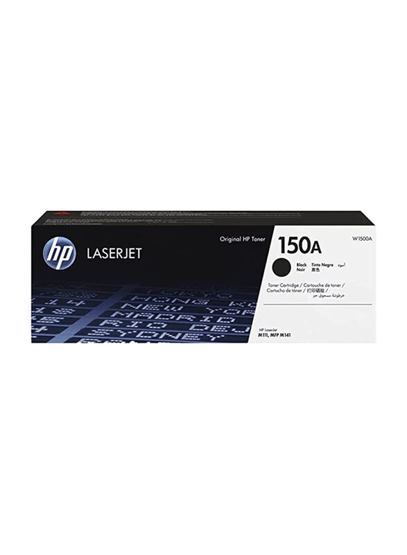 

HP 150A Black LaserJet Original Toner Cartridge, W1500A