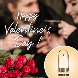 Tubicen 4000mAh Rechargeable LED Cordless Table Lamp, Brass