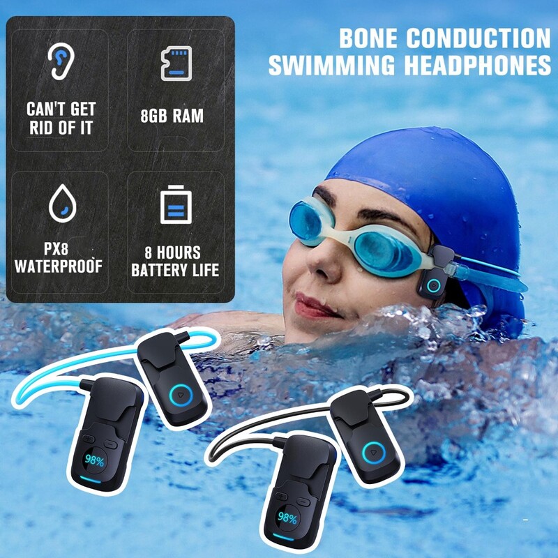 SWIMdive Swim And Dive Bone Conduction Headphones