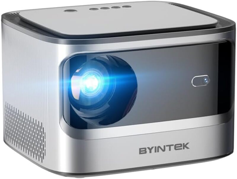 BYINTEK X25 Full HD Projector, 1080P 4K Video Projector, Auto Focus, WiFi Smart Projector, LCD LED Video Home Theater Projector