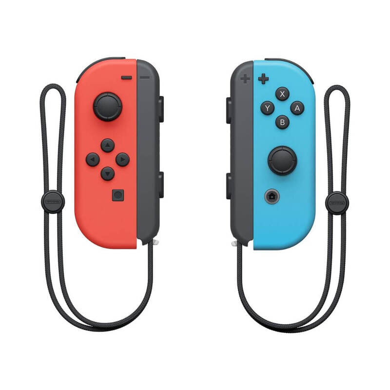 Nintendo Switch Collection Joy Con Neon Red and  Neon Blue