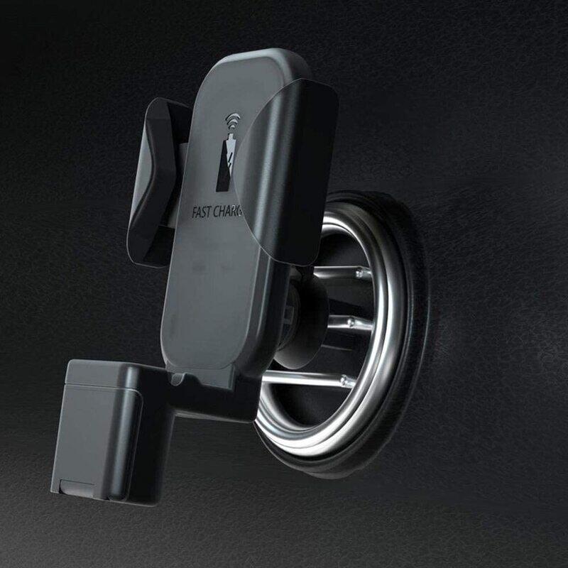 Volwco 3-in-1 Wireless Car Charger Mount, Black