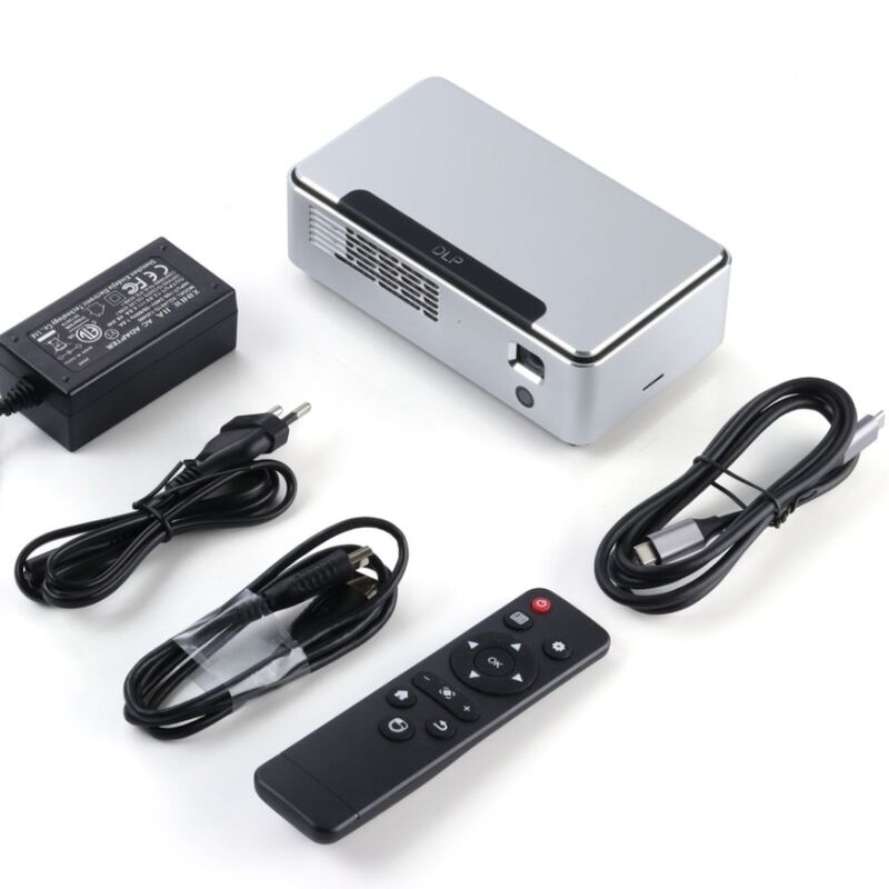 Portable HDP500 Mini Smart Projector 4K Supported HD 1080p