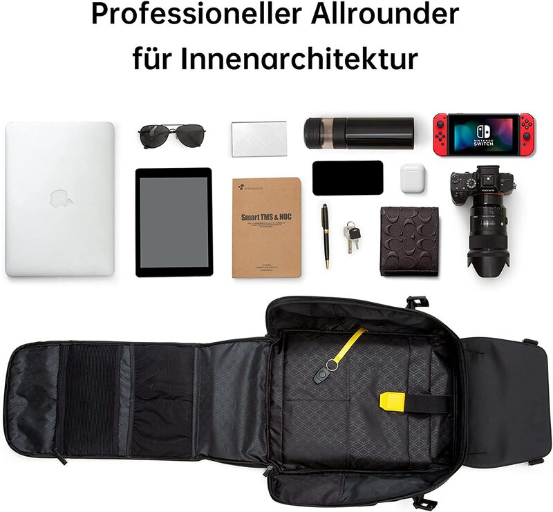 Divoom Laptop Business Travel Backpack Bag, Black