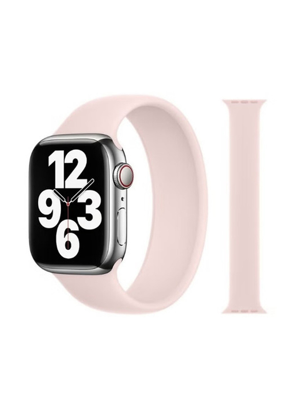 Large Rubber Band for Apple Watch 44mm, Pink
