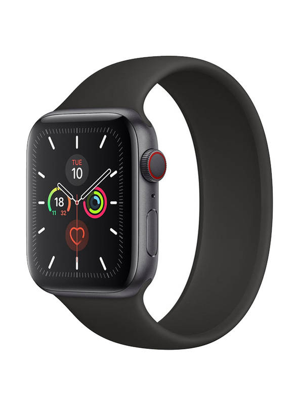 Large Rubber Band for Apple Watch 44mm, Black