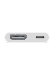 Apple Lightning Digital AV Adapter with Port HDMI, White