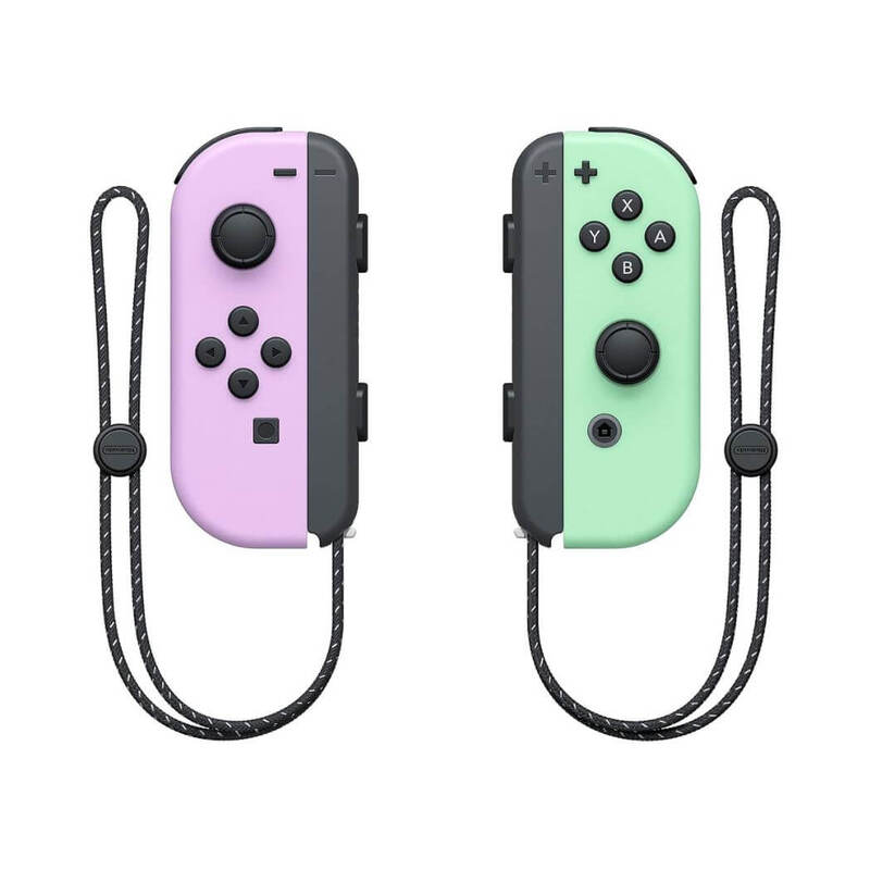 Nintendo Switch Collection Joy Con Pastel Purple and  Pastel Green