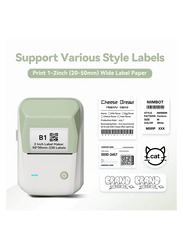 B1 Inkless Label Maker with Tape  Create Professional Labels with Ease