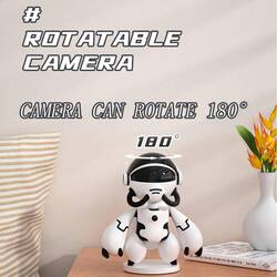 1080P CT102 Robot IP Security Camera 2.4G WiFi Wireless 2MP CCTV Camera white color