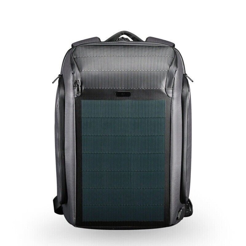 Solar Powered Backpack  Charge on the Go with Versatile Power and  Storage