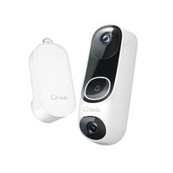 Lindo Dual Camera Video Doorbell 2K IPF7 Waterproof
