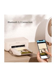 HPRT 2023 CP4100 Thermal Sublimation Passport Photo Printer with Bluetooth and WiFi Connectivity
