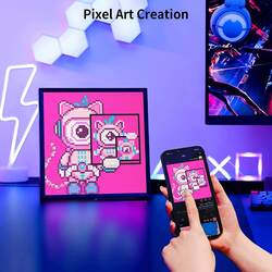 Divoom Pixo Pixel Art LED Display Social Media Counter