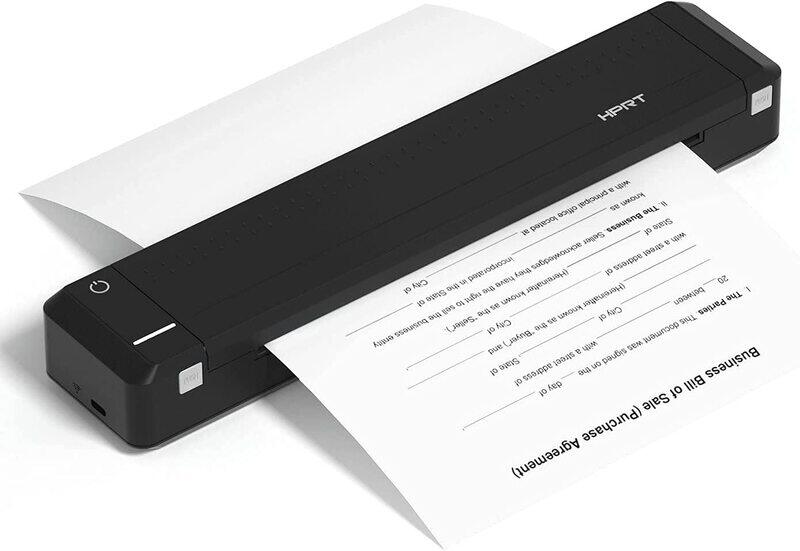 

PRT MT800 Portable A4 Wireless Thermal Inkjet Printer, Black