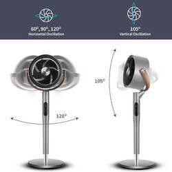 Gree Air Circulation Fan Portable 8 Speeds with Remote