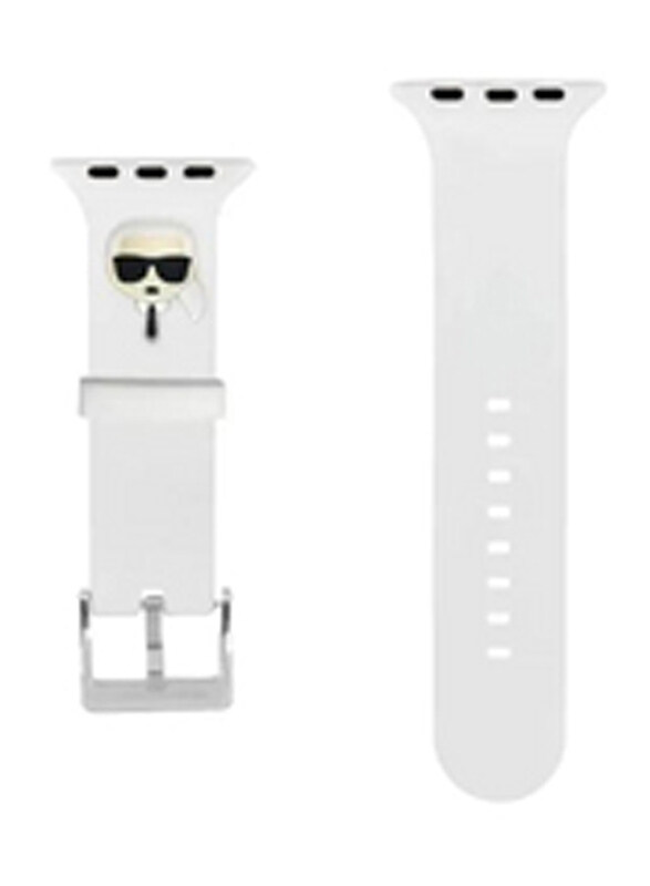 

Karl Silicone Watch Strap for Apple Watch 38/40mm, White