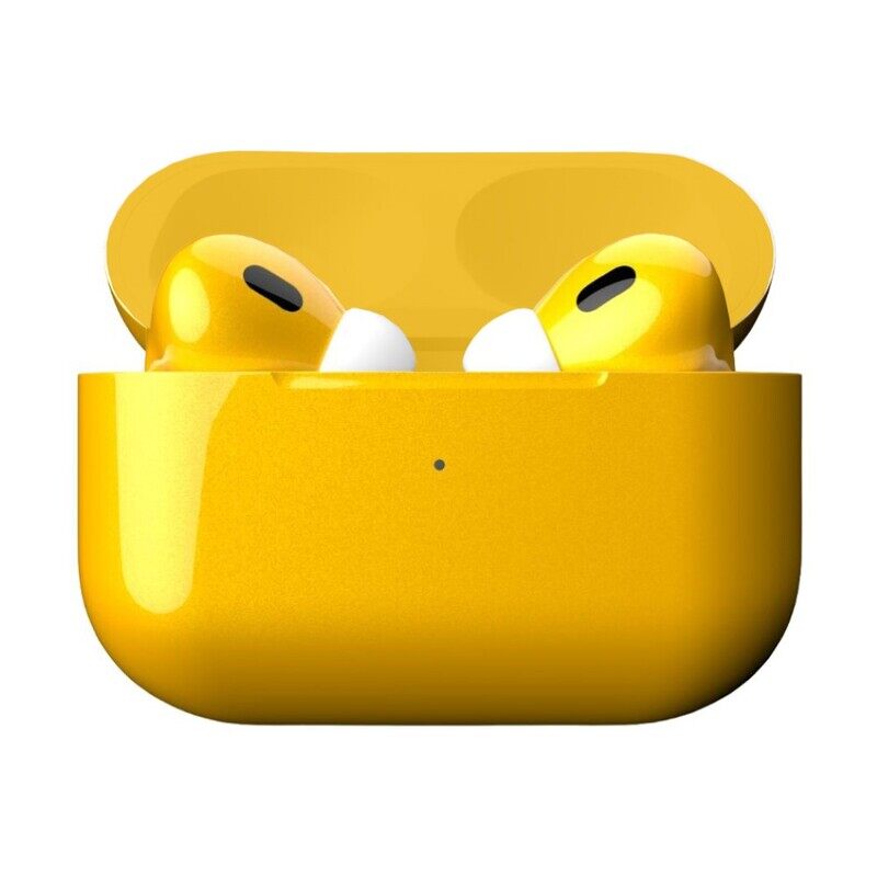 

Apple AirPods Pro 2 USB C Yellow Glossy Metallic Full