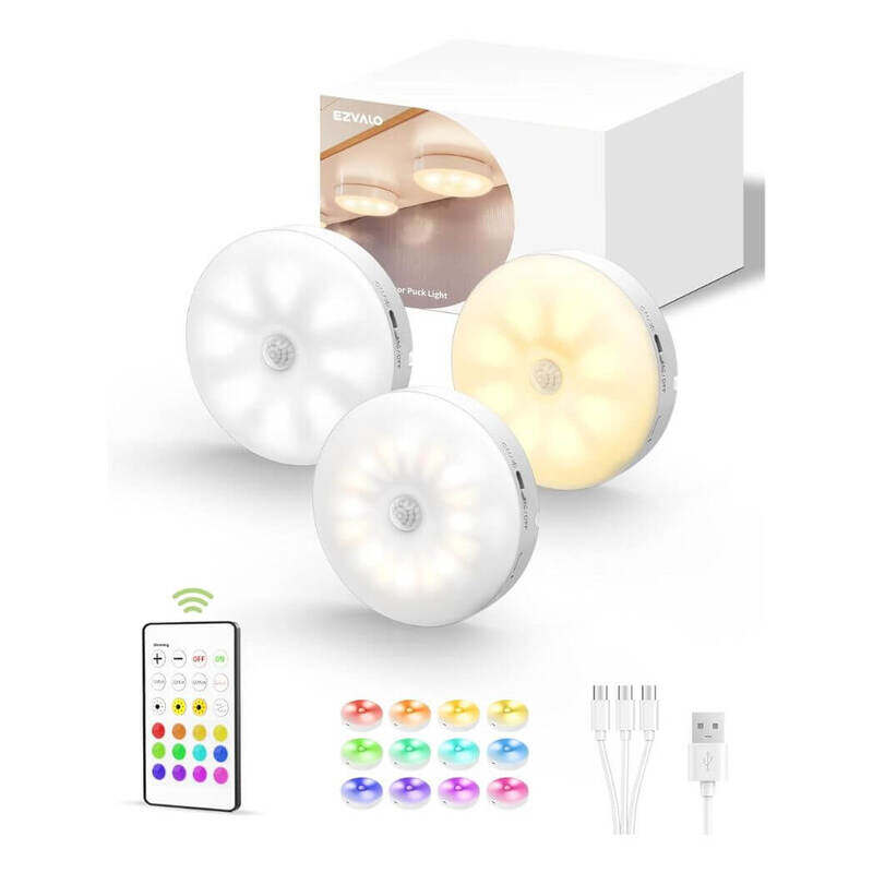 

EZVALO LED Motion Sensor Puck Light 6 Packs