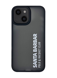 Santa Barbara Apple iPhone 13 Polo Racquet Club Leather Mobile Phone Case Cover, Black